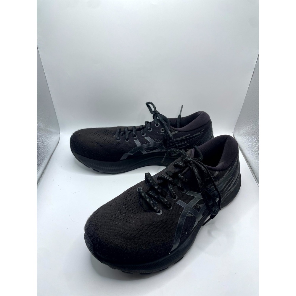 Asics Gel-Kayano 29 1012B272 Womens 9.5 Sneakers Triple Black Knit Running Shoes